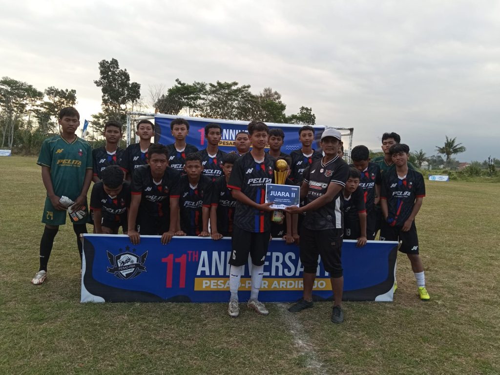 SELAMAT KEPADA TEAM PELITA FC JUARA 2 KEJUARAAN ANNIVERSARY 11 PESAD-PBR