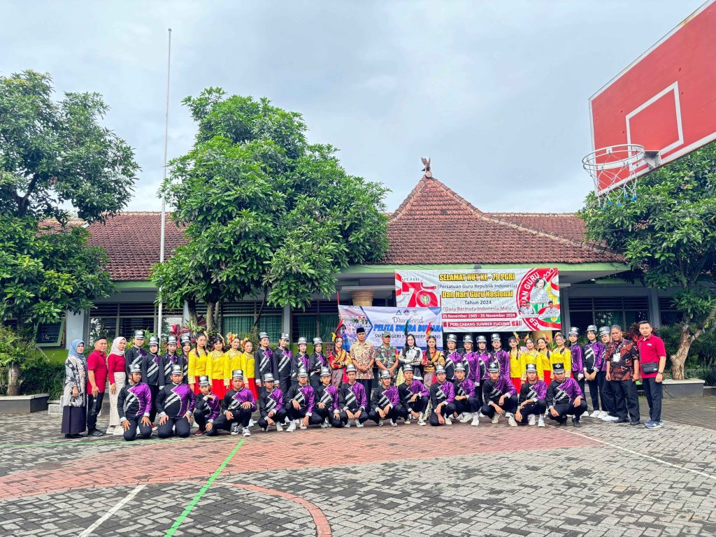 SMP NEGERI 1 SUMBERPUCUNG MENGIKUTI LOMBA MARCHING BAND SE MALANG RAYA